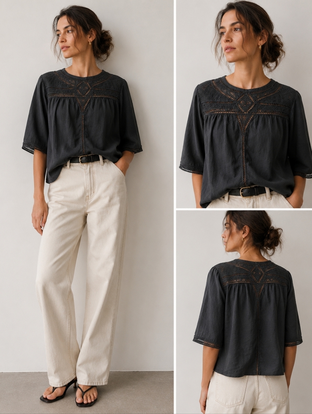 Amuse Society Harmony Embroidered Blouse